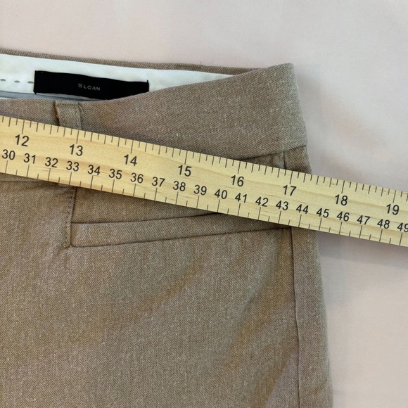Banana Republic Sloan Ankle Pants Women's Tan‎ Stretch Tapered Leg Career 10 - Picture 6 of 10